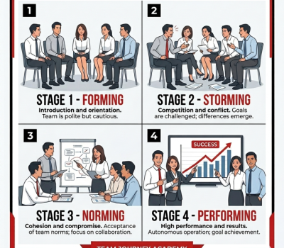 Understanding the 4 Stages of Every Team Journey